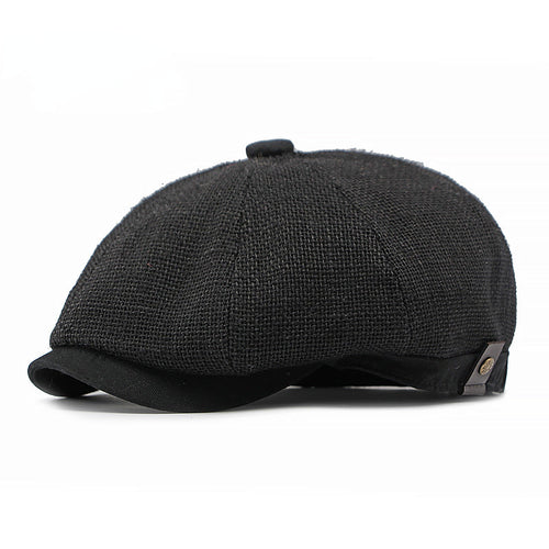 Linen Crown Cap