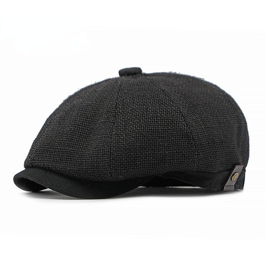 Linen Crown Cap