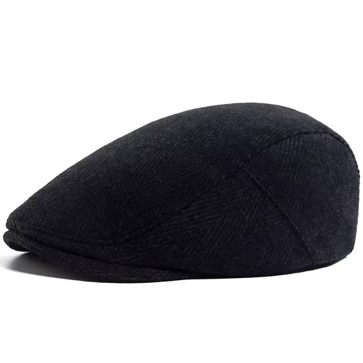 Herringbone Wool Cap