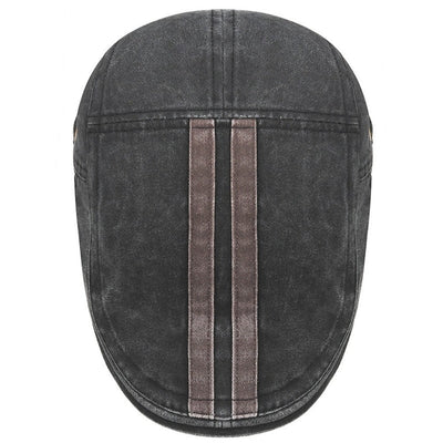 Denim Strip Cap