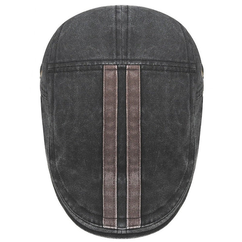 Denim Strip Cap