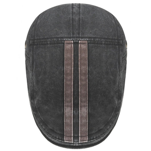 Denim Strip Cap