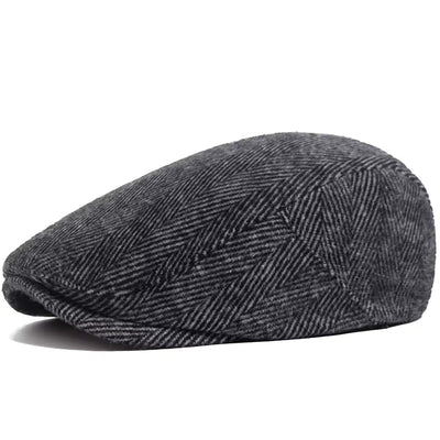 Herringbone Wool Cap