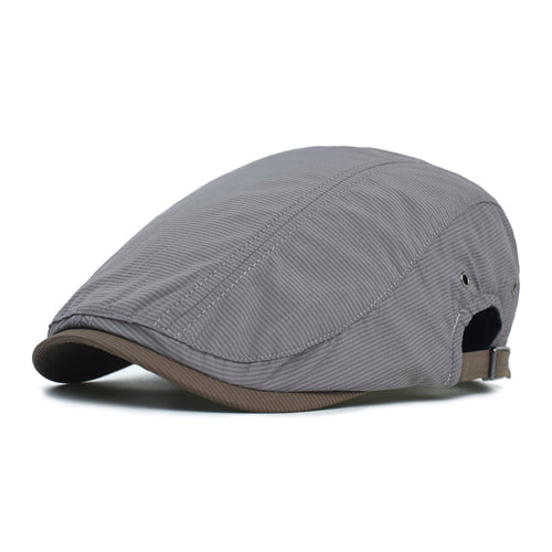 Pinstripe Cotton Cap