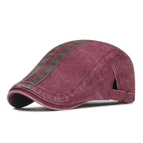 Denim Strip Cap